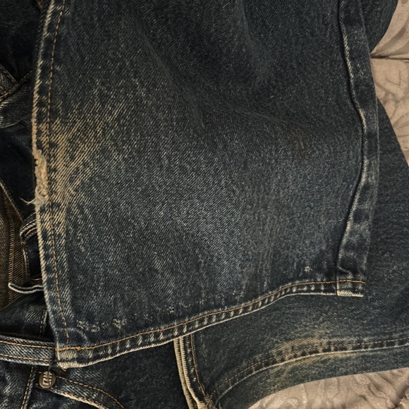 Vintage Alpha Numeric Environmental Protection Company Denim Jeans 30X30 - Picture 9 of 9